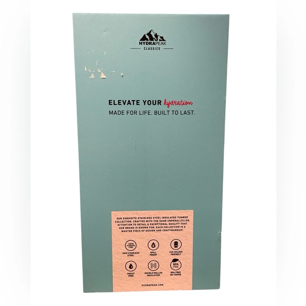 NIB HydraPeak Bling Cherry 40oz Tumbler - Picture 3 of 3